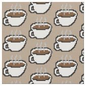 tissu à 8 bits de café (Fermer)