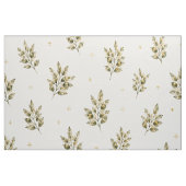 Tissu à branche d'olive aquarelle (Fat Quarter)