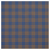 Tissu à carreaux bleu et or (Échantillon)