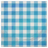 Tissu à damiers Buffalo Plaid bleu et blanc (Échantillon)