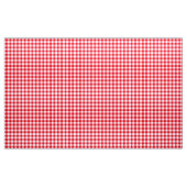 Tissu à damiers tartan plaid classique rouge blanc textu (Yard)