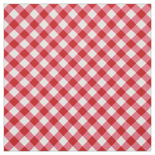 Tissu à damiers tartan plaid texture rouge blanc classi