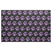 Tissu à empreinte de patte violet vibrant au yard (Fat Quarter)