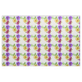 Tissu à fleurs 3 couleurs (Fat Quarter)