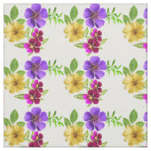 Tissu à fleurs 3 couleurs (Échantillon)