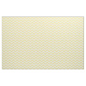Tissu à la mode blanc jaune de motif de Chevron (Fat Quarter)