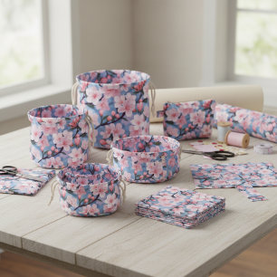 Tissu à l'aquarelle de fleur de cerisier Sakura ro
