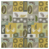 Tissu à motif abstrait (Détail)