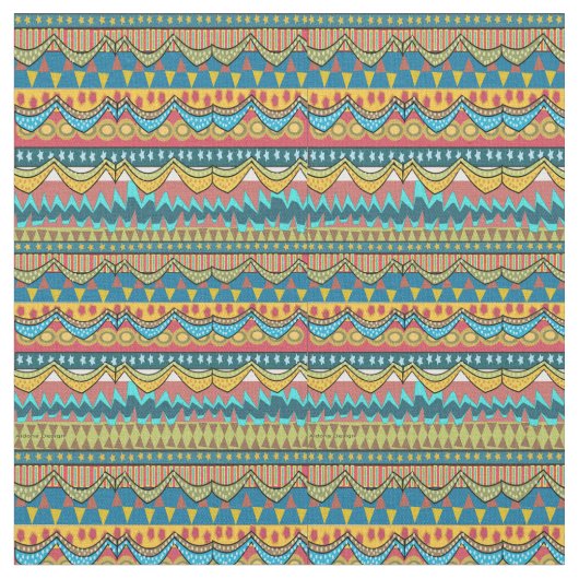 Tissu à motif africain (Fermer)