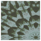 Tissu à motif bleu et vert (Fermer)