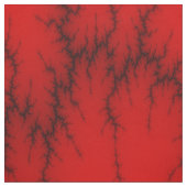 Tissu à motif de foudre rouge (Échantillon)