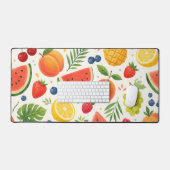 Tissu à motif de fruits d'été | Pastèque tropicale (Clavier et souris)