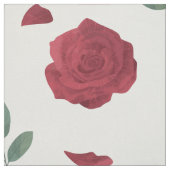Tissu à motif de roses (Échantillon)