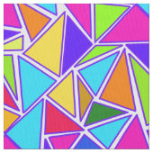 Tissu à motif de triangles colorés (fermé)