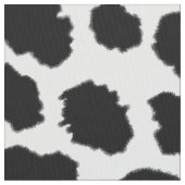 Tissu à motif d'impression de cache de vache (fermé)