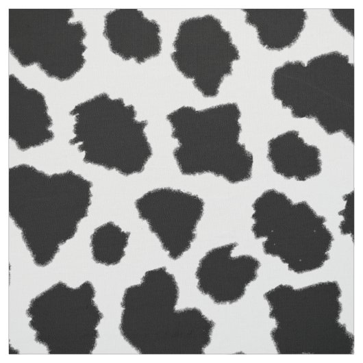 Tissu à motif d'impression de cache de vache (Échantillon)