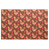 Tissu à motif Poule et Œuf (Fat Quarter)