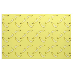 tissu à motifs bananiers