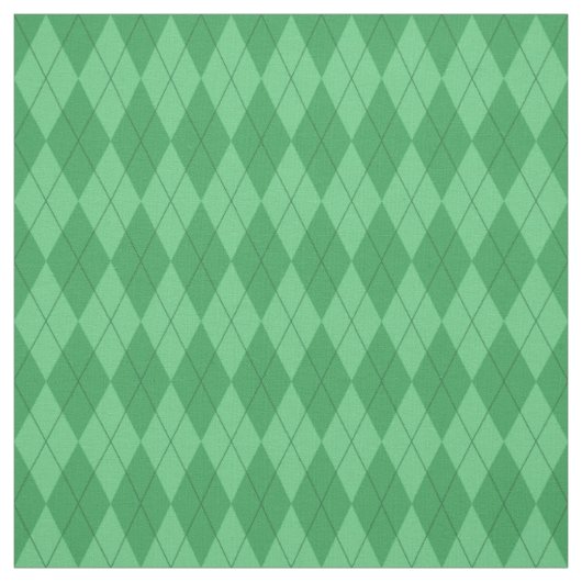 Tissu à motifs de losanges vert de motif (Échantillon)