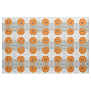 Tissu à motifs floraux de jonquille blanche