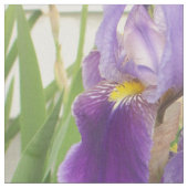 Tissu à motifs Iris pourpre (Fermer)