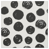 tissu à points noirs et blancs (Échantillon)