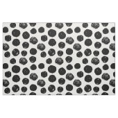 tissu à points noirs et blancs (Fat Quarter)
