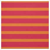 Tissu à rayures horizontales rouge et orange (Échantillon)