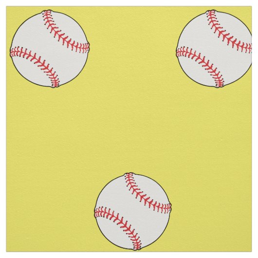 Tissu à thème de baseball - HAMbyWhiteGlove (Échantillon)