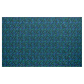 Tissu à tissage en polyester - Éclaboussures bleue (Yard)