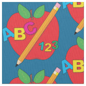 Tissu abc 123 (fermé)