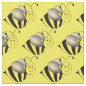 Tissu Abeille Jaune Bumblebee Honey Bees Insect (Fermer)