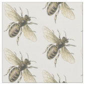 Tissu Abeille vintage de miel (Fermer)