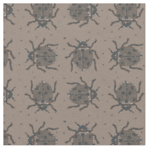 Tissu Abeilles Abstraites