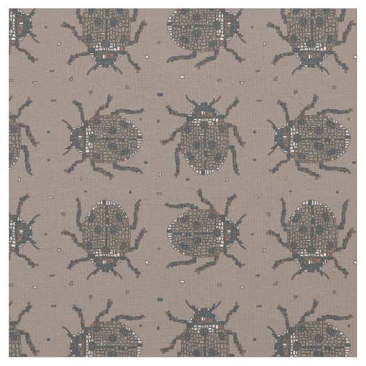 Tissu Abeilles Abstraites (Fermer)