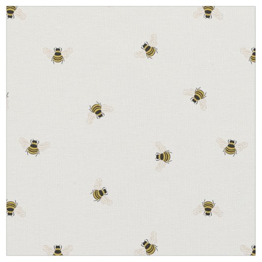 Tissu Abeilles de miel (Fermer)