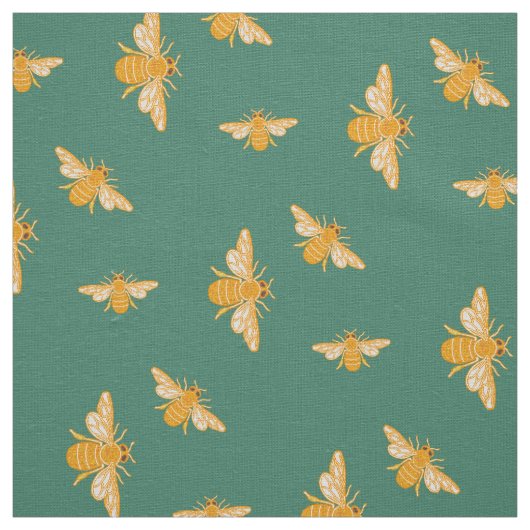 Tissu Abeilles de miel (Échantillon)