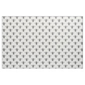 Tissu Abeilles de miel noir en blanc (Fat Quarter)