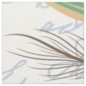 Tissu Abeilles et fleurs Vintages (Détail)