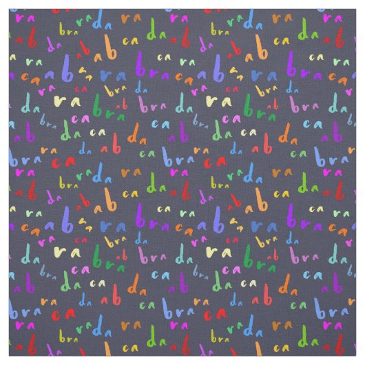 Tissu Abracadabra drôle (Échantillon)