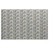Tissu Abrégé sur moderne âge d'espace de la moitié du (Fat Quarter)