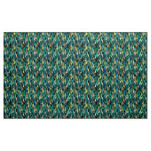 Tissu Abstract black turquoise (Yard)