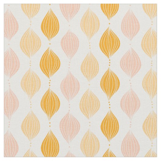 Tissu Abstract golden ogee pattern (Fermer)