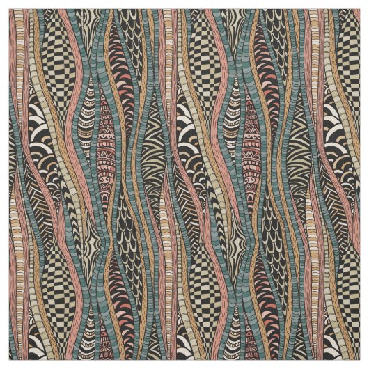 Tissu Abstract pattern (Échantillon)