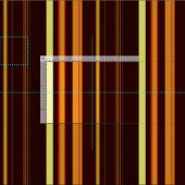 Tissu Abstract Symphony in Blue 4 (Negative Effect) (Carreau)