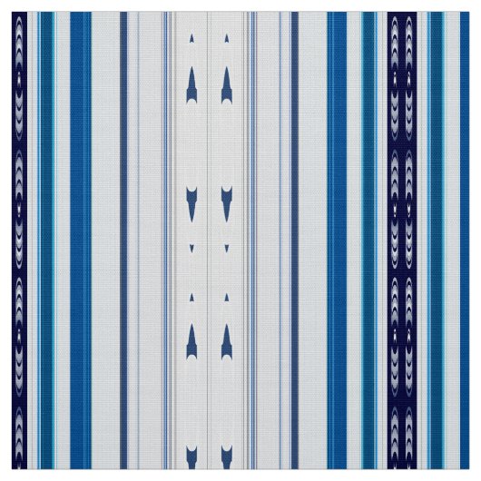 Tissu Abstract Symphony in Blue 5 (Vertical Lines) (Échantillon)