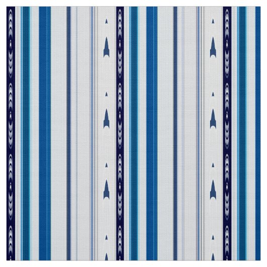 Tissu Abstract Symphony in Blue 5 (Vertical Lines) (Échantillon)