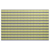 Tissu abstraction jaune et bleu (Yard)