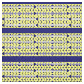Tissu abstraction jaune et bleu (Échantillon)