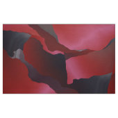 Tissu abstraction rouge effilochée (Fat Quarter)